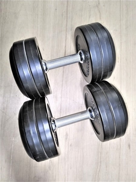 します ヤフオク! IVANKO ラバー ジム用ダンベル 24kg