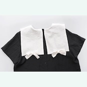 サマーシルクリボン セーラーカラーカットソー i0375