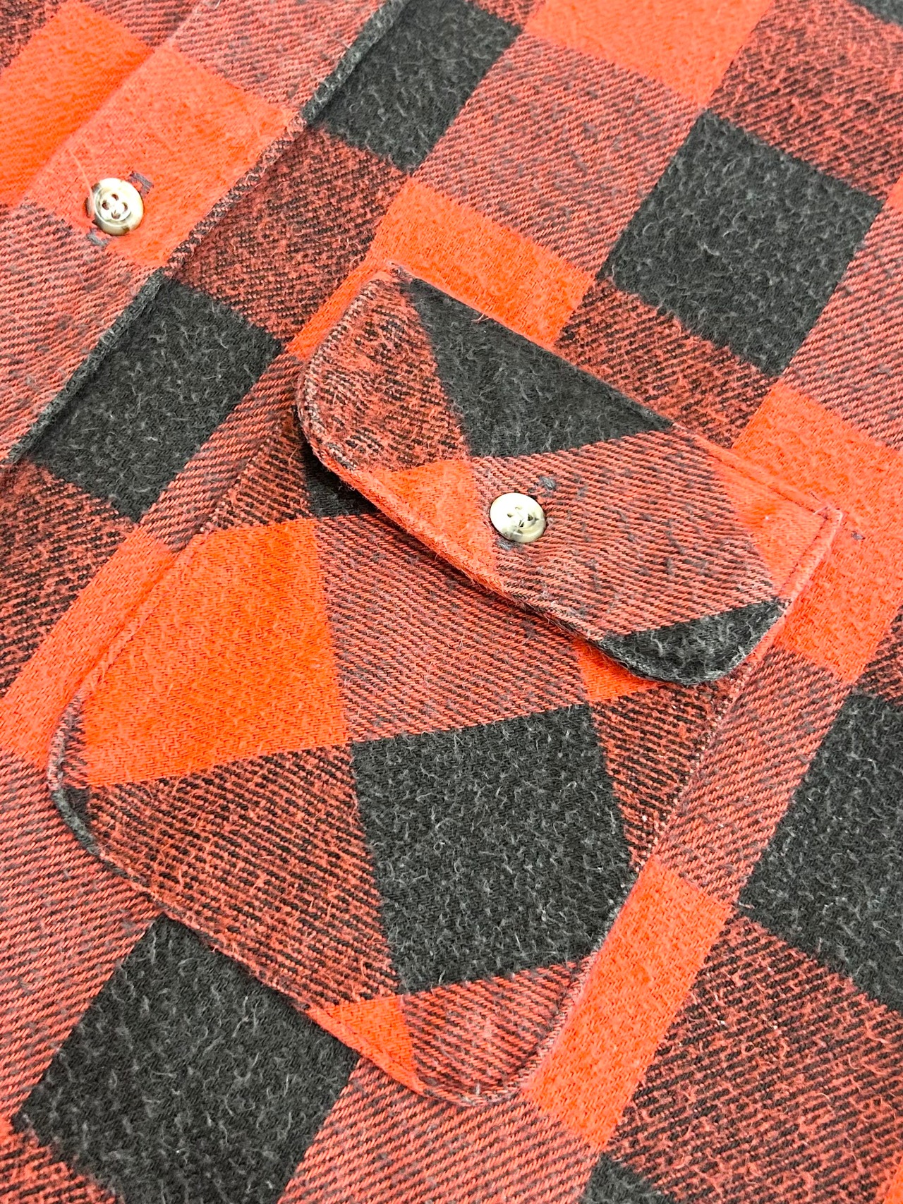 80s FIVE BROTHER FLANNEL SHIRT MADE IN USA Size XL