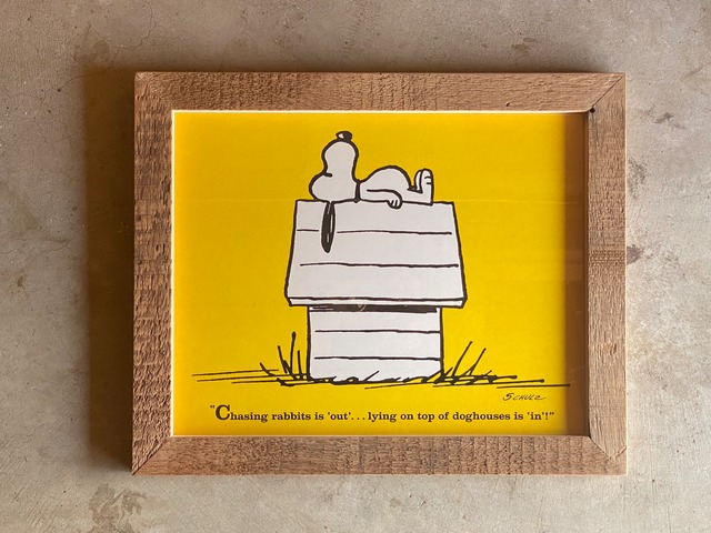 60s PEANUTS DATE BOOK POSTER FRAMING【34】