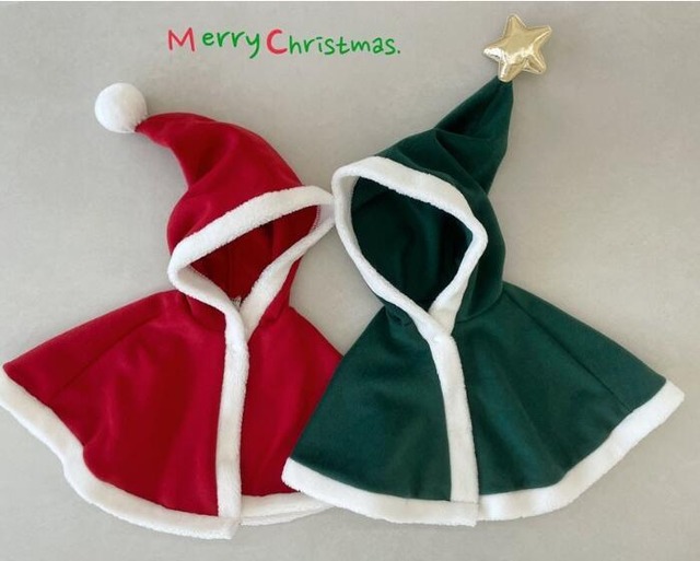 予約Christmas poncho