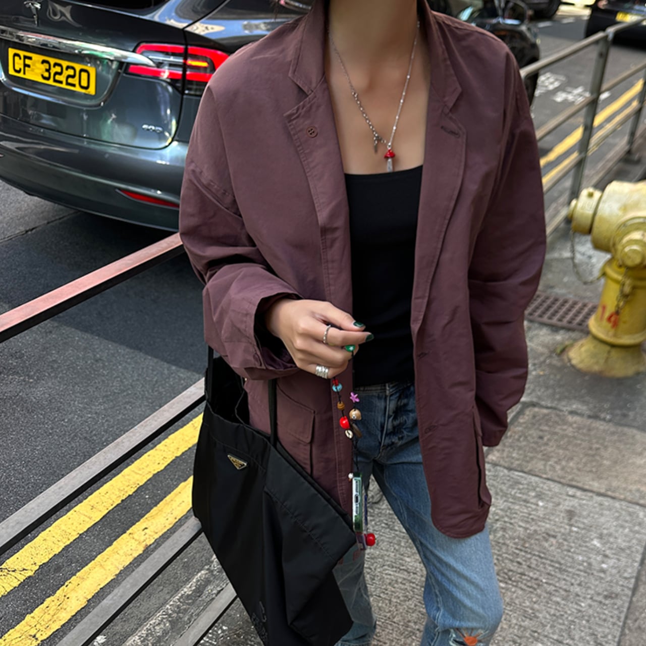 Loose style jacket in 2 colors S493