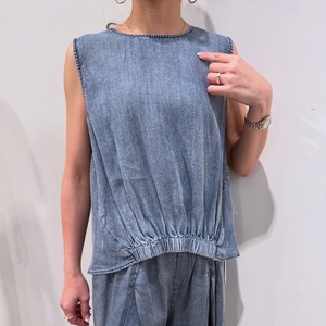 ルギバ lugiva tokyo テンセルデニムノースリーブBL