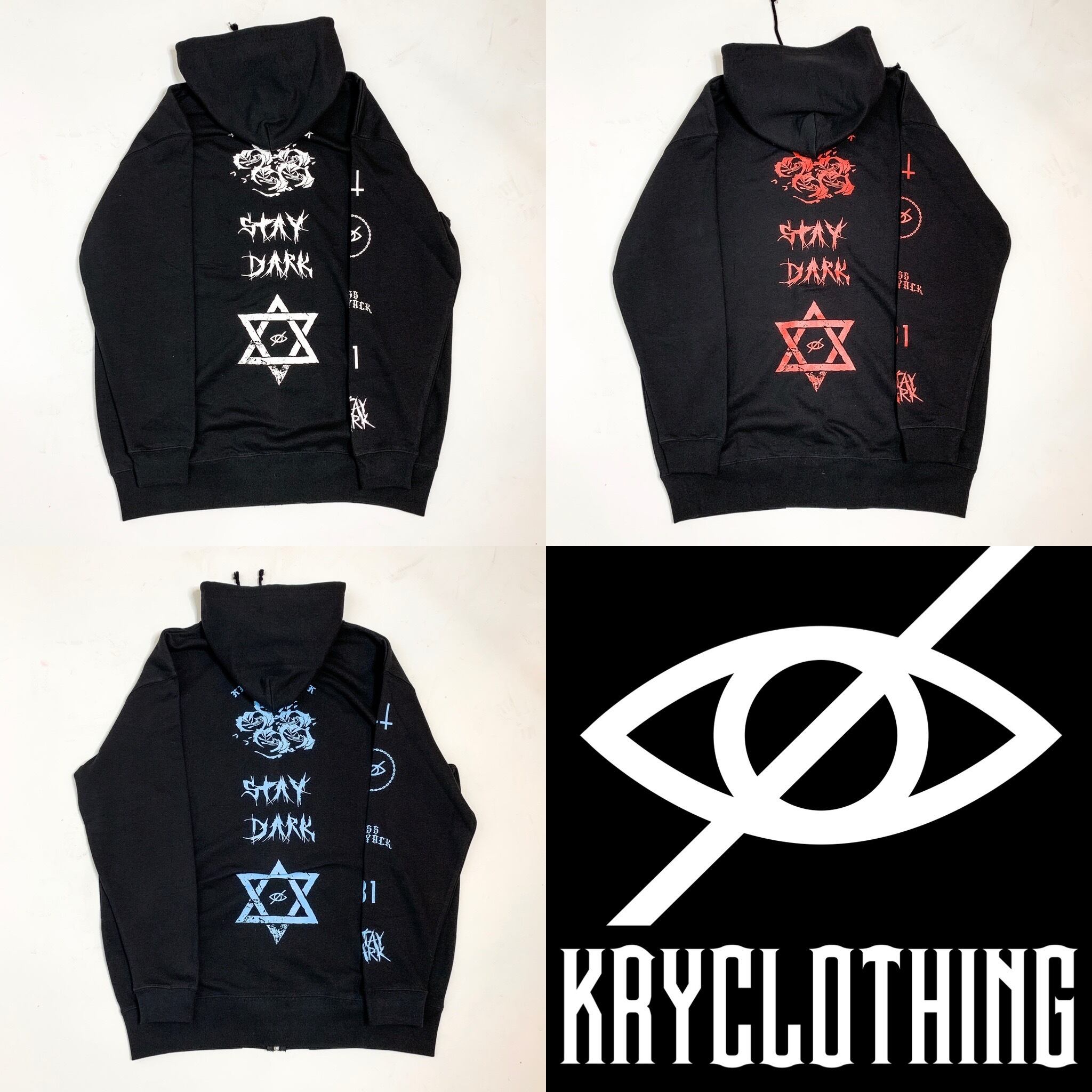 「スカルと下向き三日月」 | KRY clothing