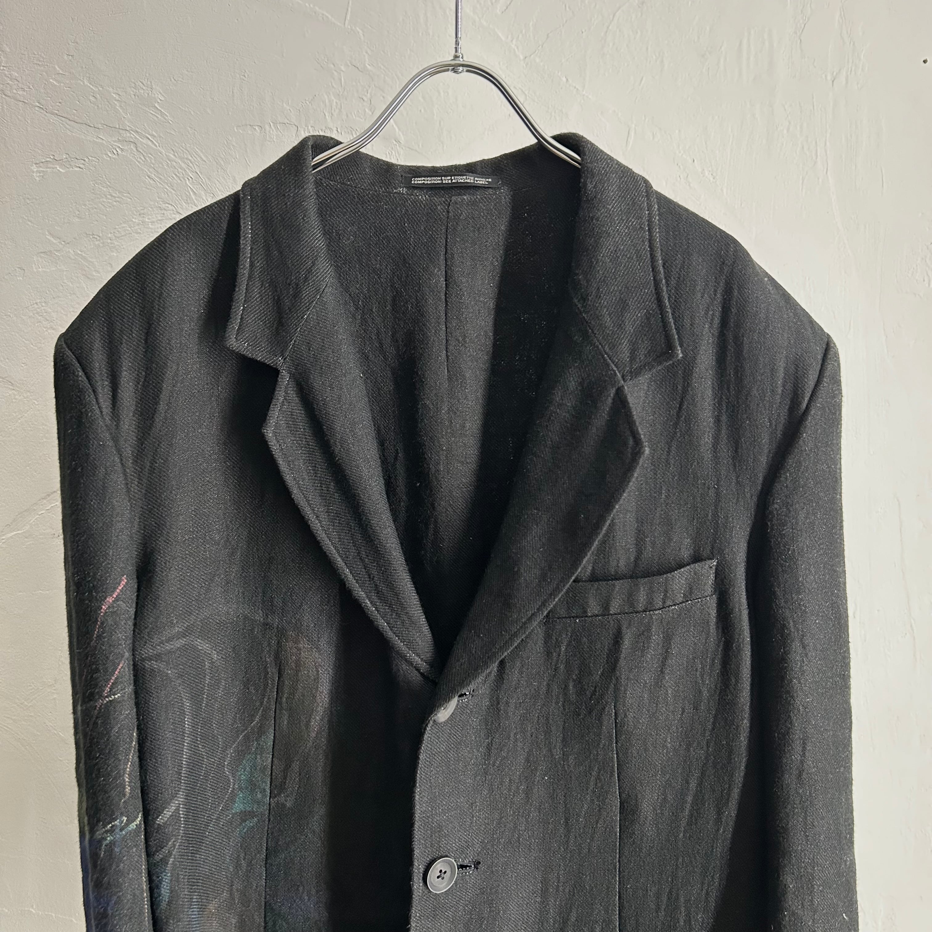 20SS Yohji Yamamoto POUR HOMME Design Tailaroid Jacket 