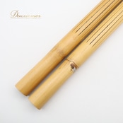 フラダンス プイリ ブラウン系 小物 小道具 茶 青 木製 フラ ダンス タヒチアン ケース セット ケース付き 舞台 ステージ ダンス小物 ダンス用品 レッスン 練習 イベント 艶 光沢 ペア ブルー系