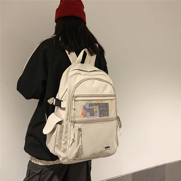 送料無料 リュック女子へ 4color リュック 通学 学生 大容量 双子コーデ おそろい 通勤 ユニセックス Lamitte Deco トレンド 韓国ファッション ショップ Base店