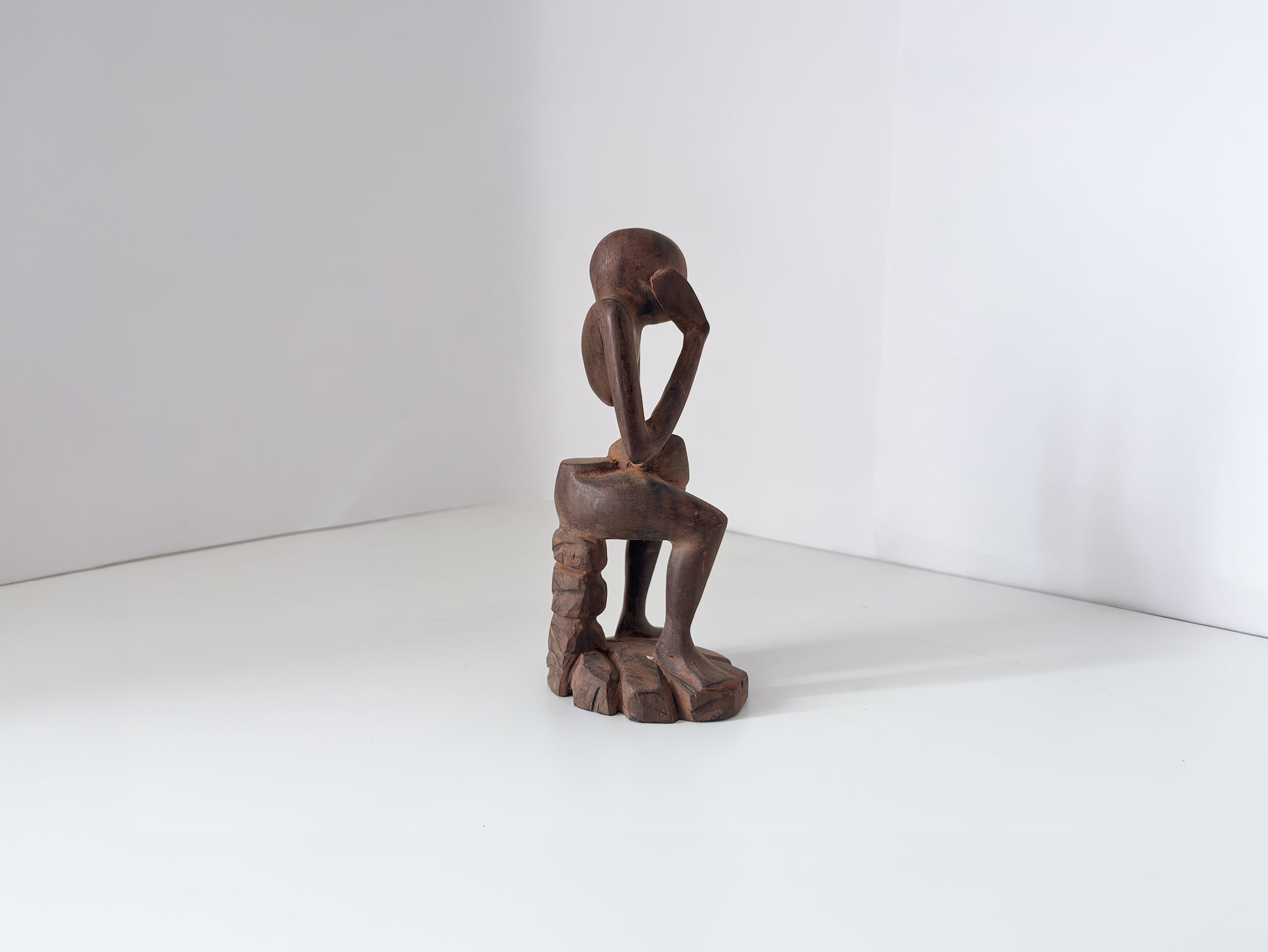 ギニア 木彫 人物像｜アフリカンアート｜Carved Wooden Figure, Guinea