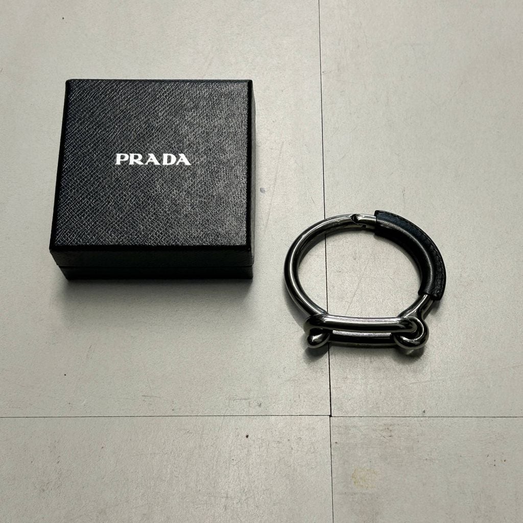 PRADA プラダ Silver Bracelet ブレスレット 93360 シルバー系 size:M
