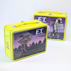 【 E.T.( イーティー )】Tin LUNCH BOX / ランチボックス / ブリキ缶 〚アメリカン雑貨 アメトイ〛