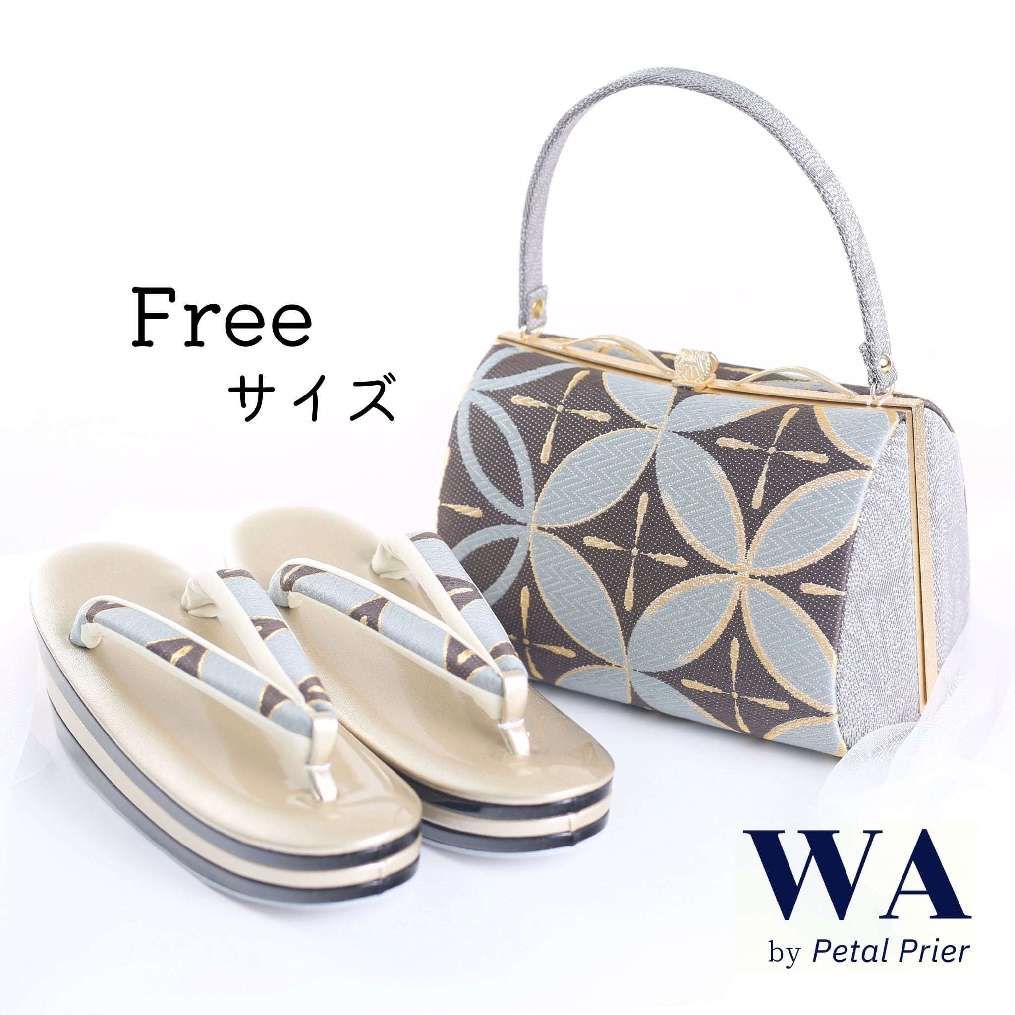 WA by Petal Prier 和装用バッグと下駄セット WA by Petal Prier 和装