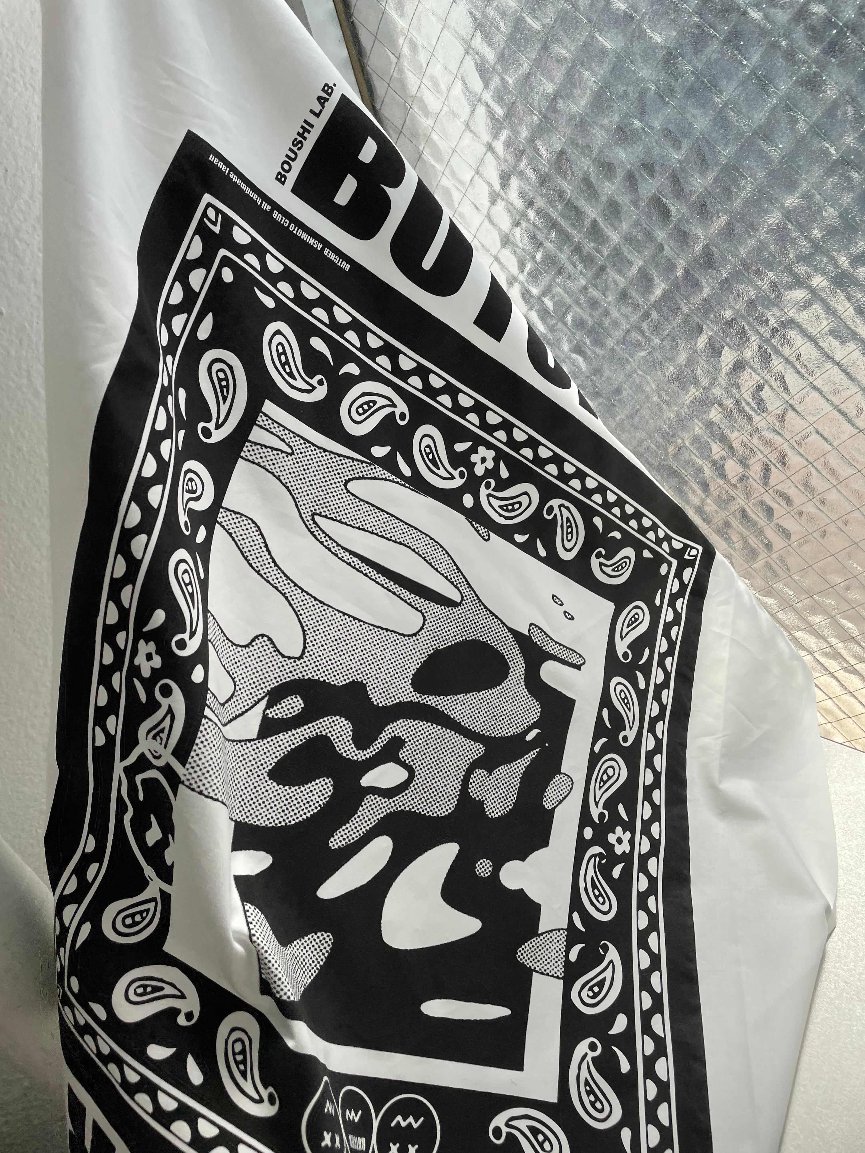 original 手刷り バンダナ | B+ DesignLAB. original 手刷り バンダナ | B+ DesignLAB.