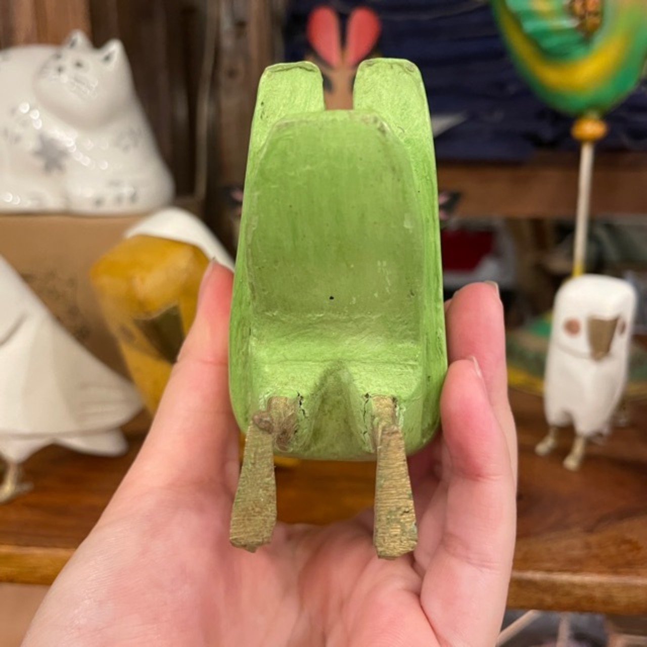 India mango wood owl objet large 3color / インド マンゴーウッド ふくろう オブジェ Lサイズ 全3色 フクロウ 梟 置物 ハンドメイド ナチュラル 天然木 かわいい 動物モチーフ プレゼント ギフト インテリア 雑貨