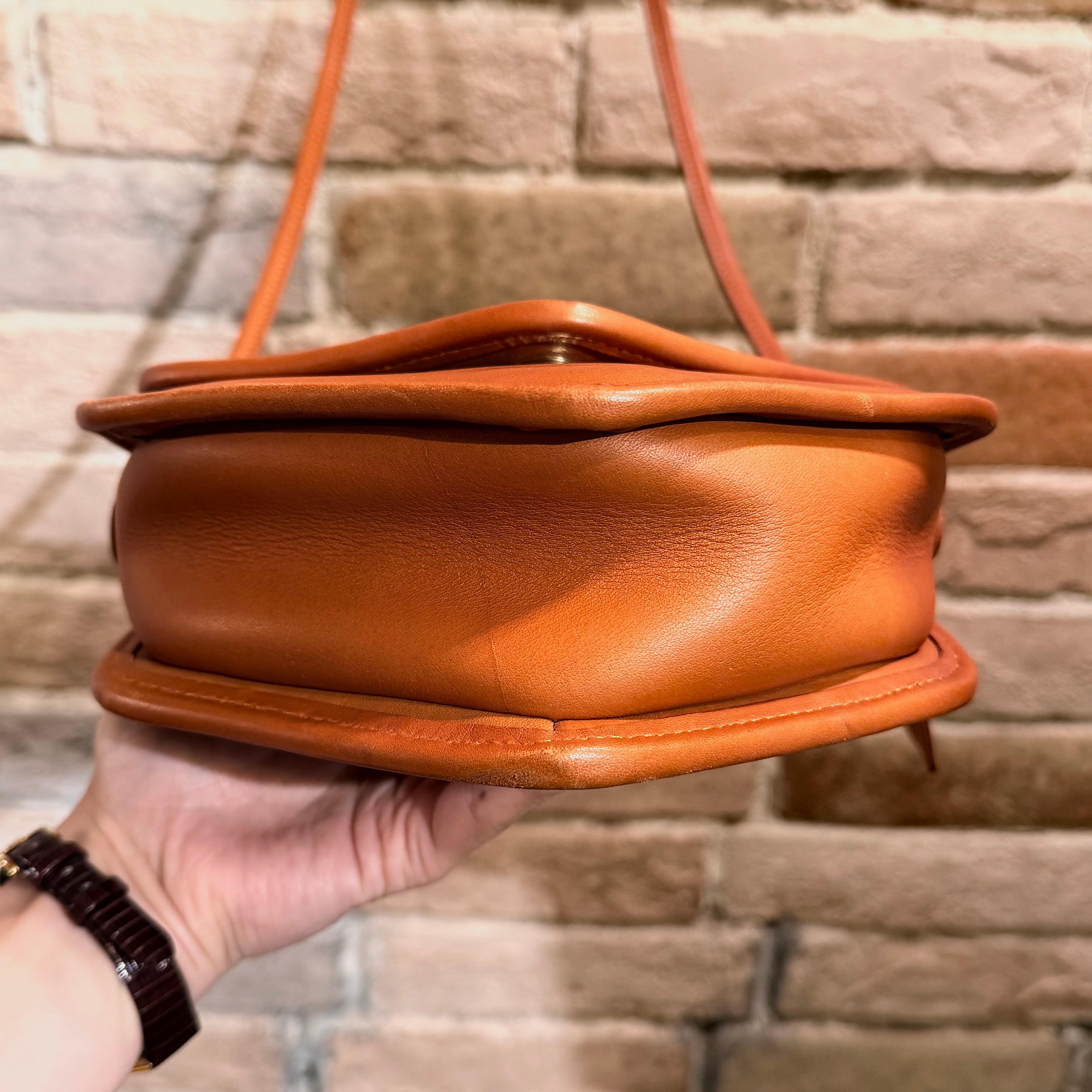 極美品 ほぼ未使用 oldcoach オールドコーチ ブラウン ショルダー 