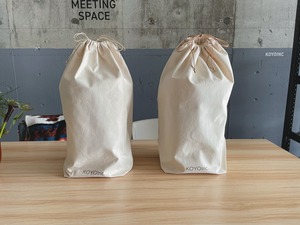 Large drawstring bag  帆布製大型ストレージバッグ　巾着袋 トイレットペーパーストッカー