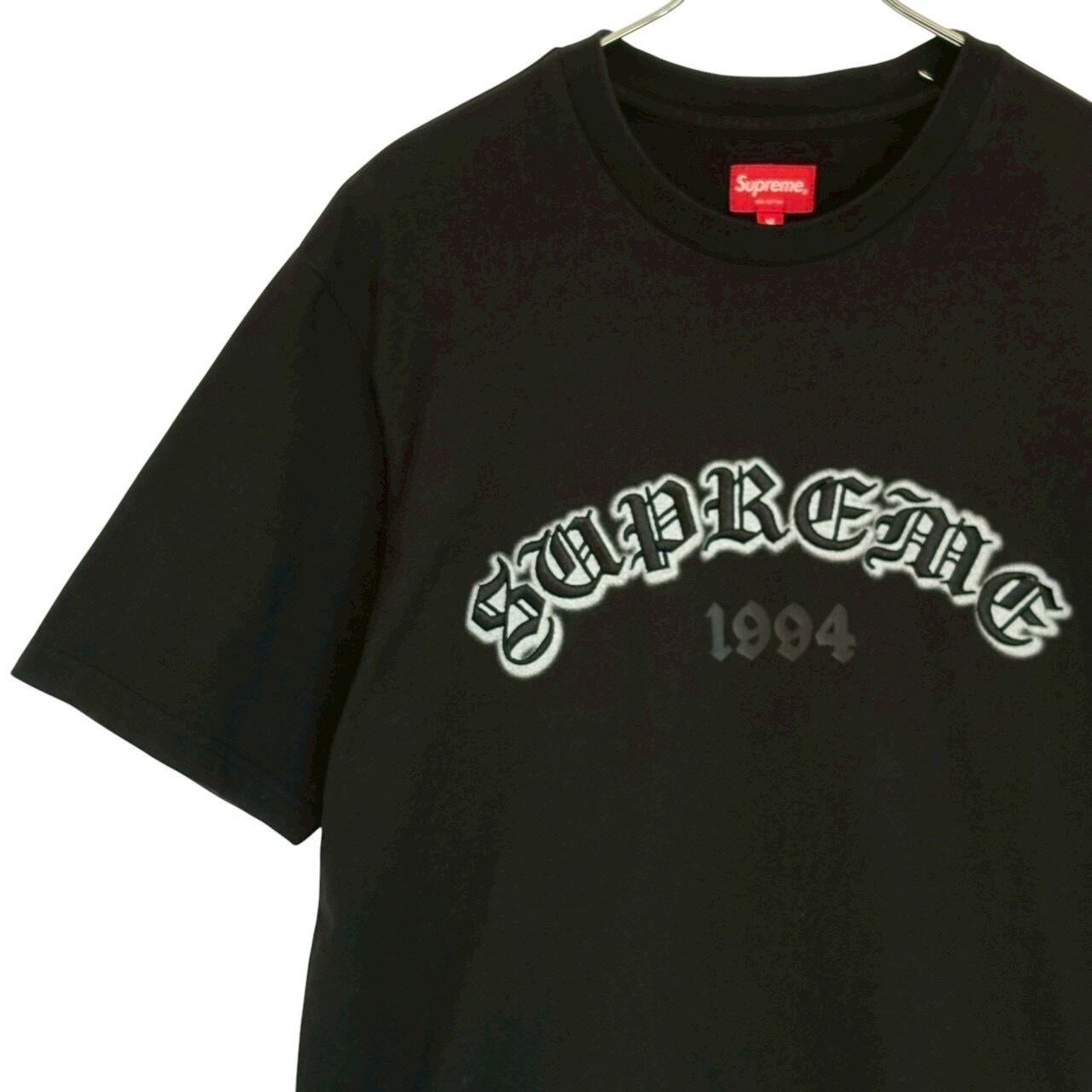 シュプリーム オールドイングリッシュ 刺繍ロゴ アーチロゴ 半袖 Tシャツ S