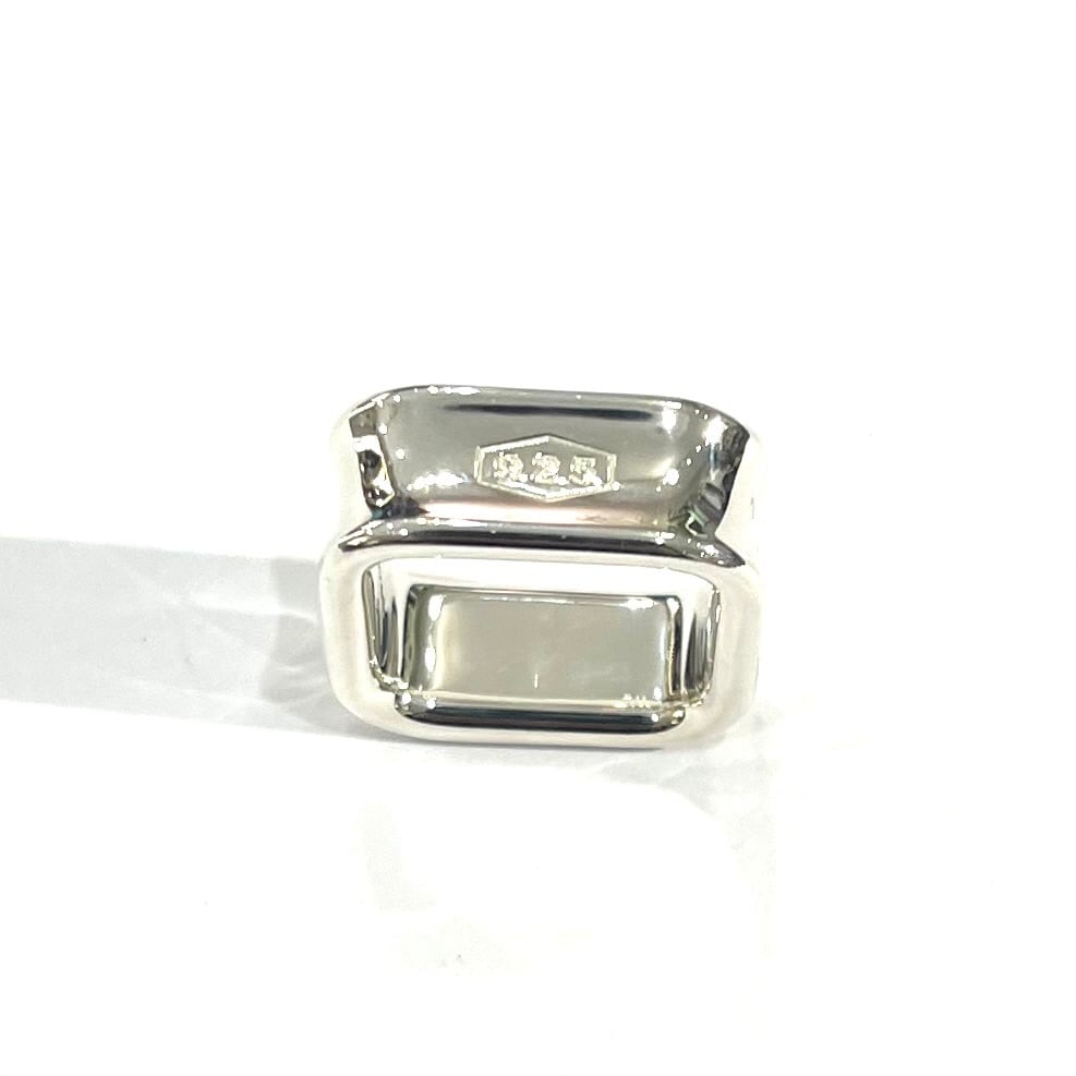 TIFFANY&CO.】【7.5-8.5号】2693 T&CO 1837 スクエアリング／シルバー