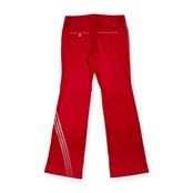 美品 adidas GOLF アディダス ゴルフ 裾フレア スラックスパンツ サイズ OT /レッド系