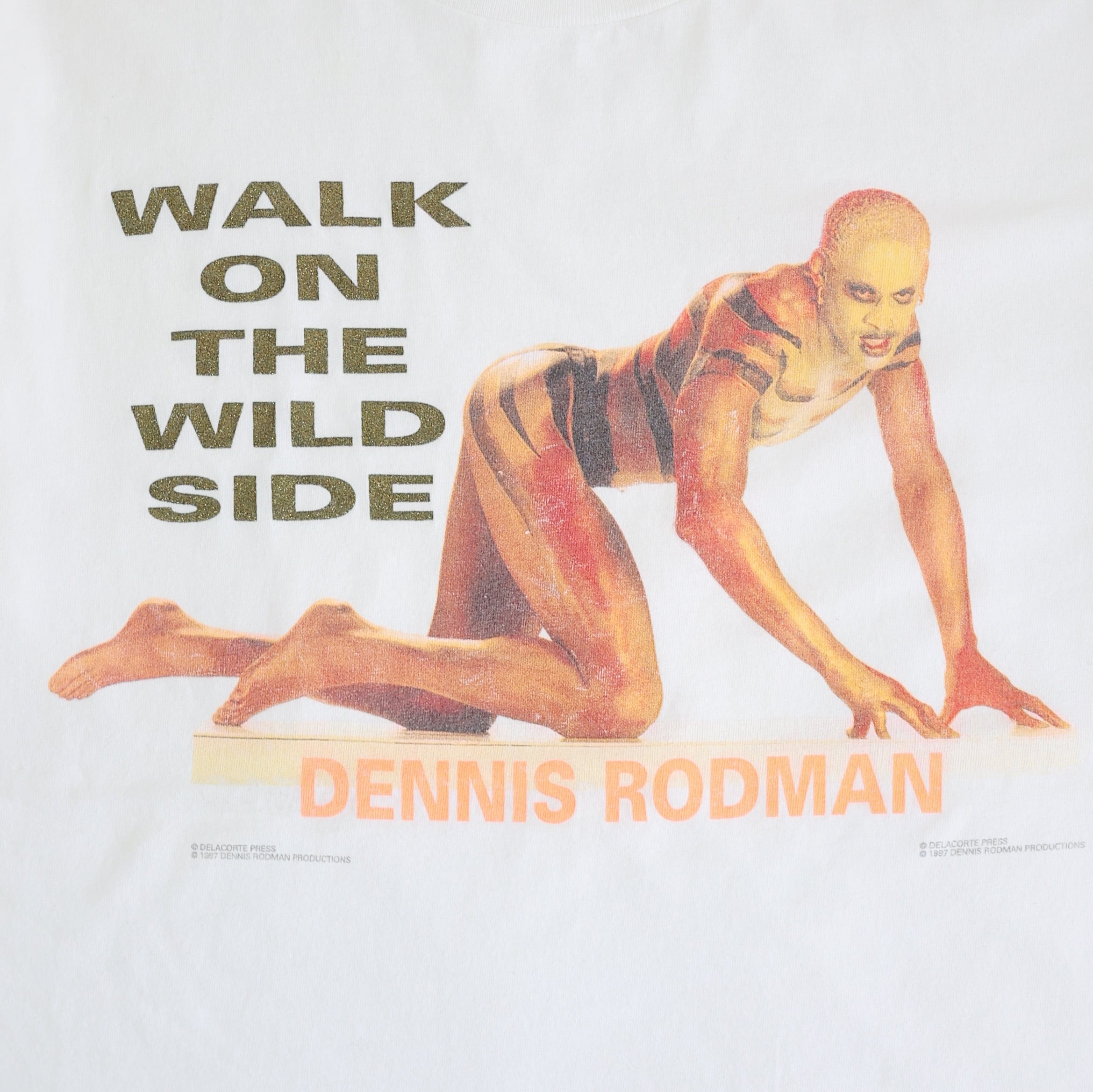 1997 DENNIS RODMAN WALK ON THE WILD SIDE TSHIRT | CLIMB SENDAI