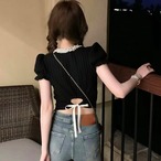 Square-Neck Off-Shoulder Top