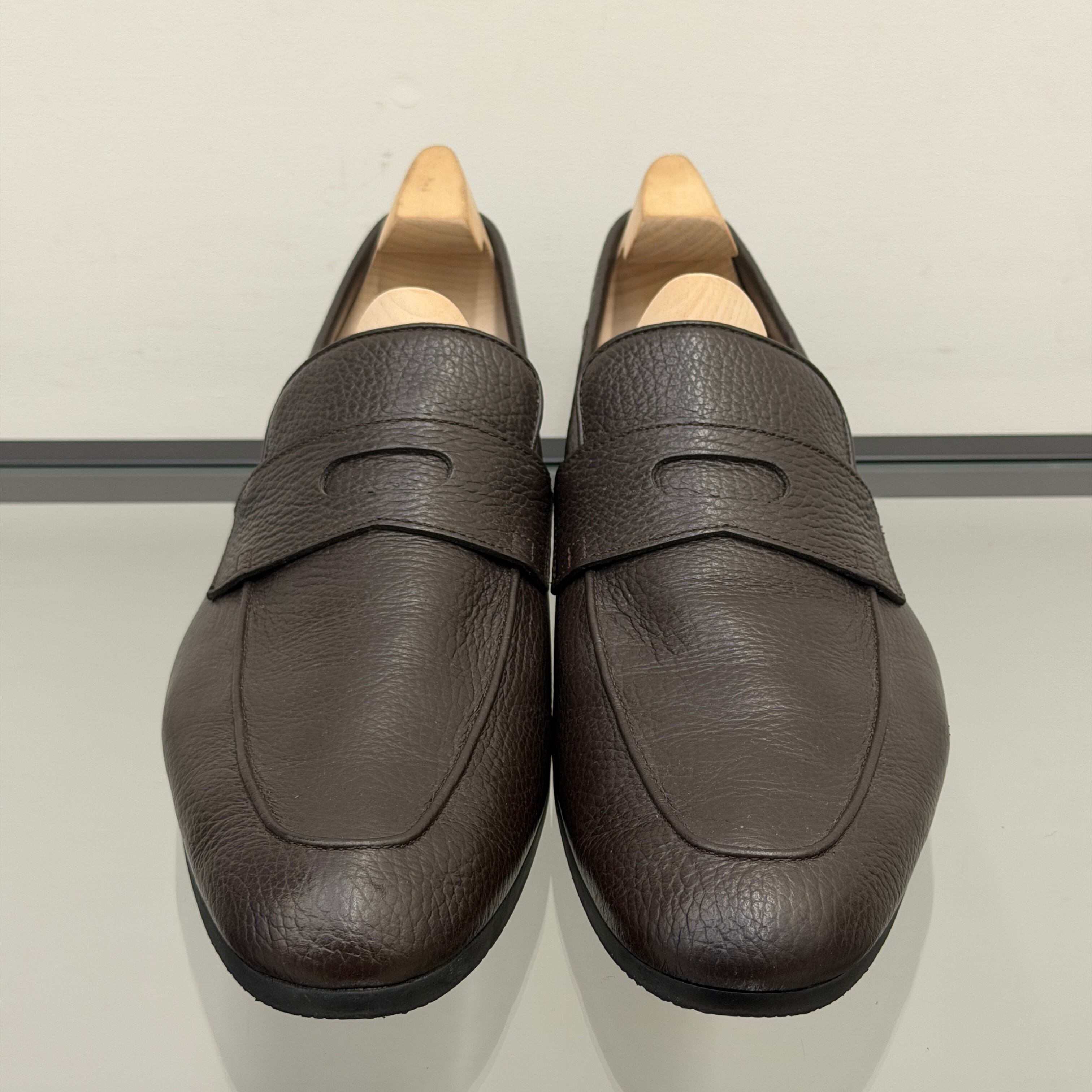 JOHN LOBB Thorne Loafers dress shoes brown 7 | ASSET VINTAGE