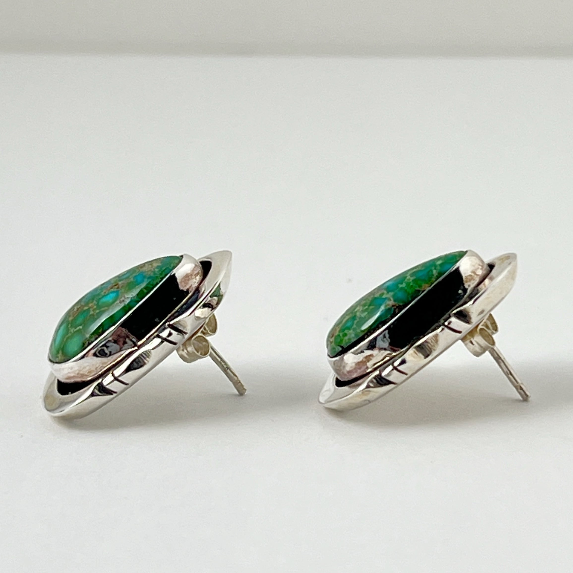 Indian Jewelry》一点物 ソノラン ゴールド ターコイズスタッド Indian Jewelry》一点物 ソノラン ゴールド ターコイズスタッド