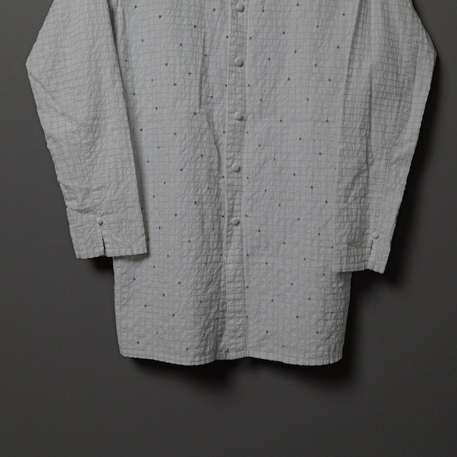 [ASHA by MDS]  Textured Grid Shirt