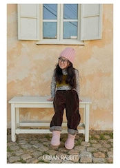 アーバンラビット / URBAN RABBIT / 裏起毛デニムバレルパンツ / 韓国子供服 / ジュニア / 26winter〖取寄〗*JS~JM*