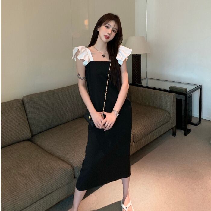 サマースタンダードスカート ルーズドレス レトロ 大人ガーリー スウィート キュート カジュアル 夏物 ドラファッションホール74364943904