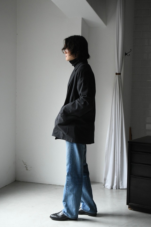 CIOTA / New Straight 5 Pocket Pants (M.Dark Blue Damage)
