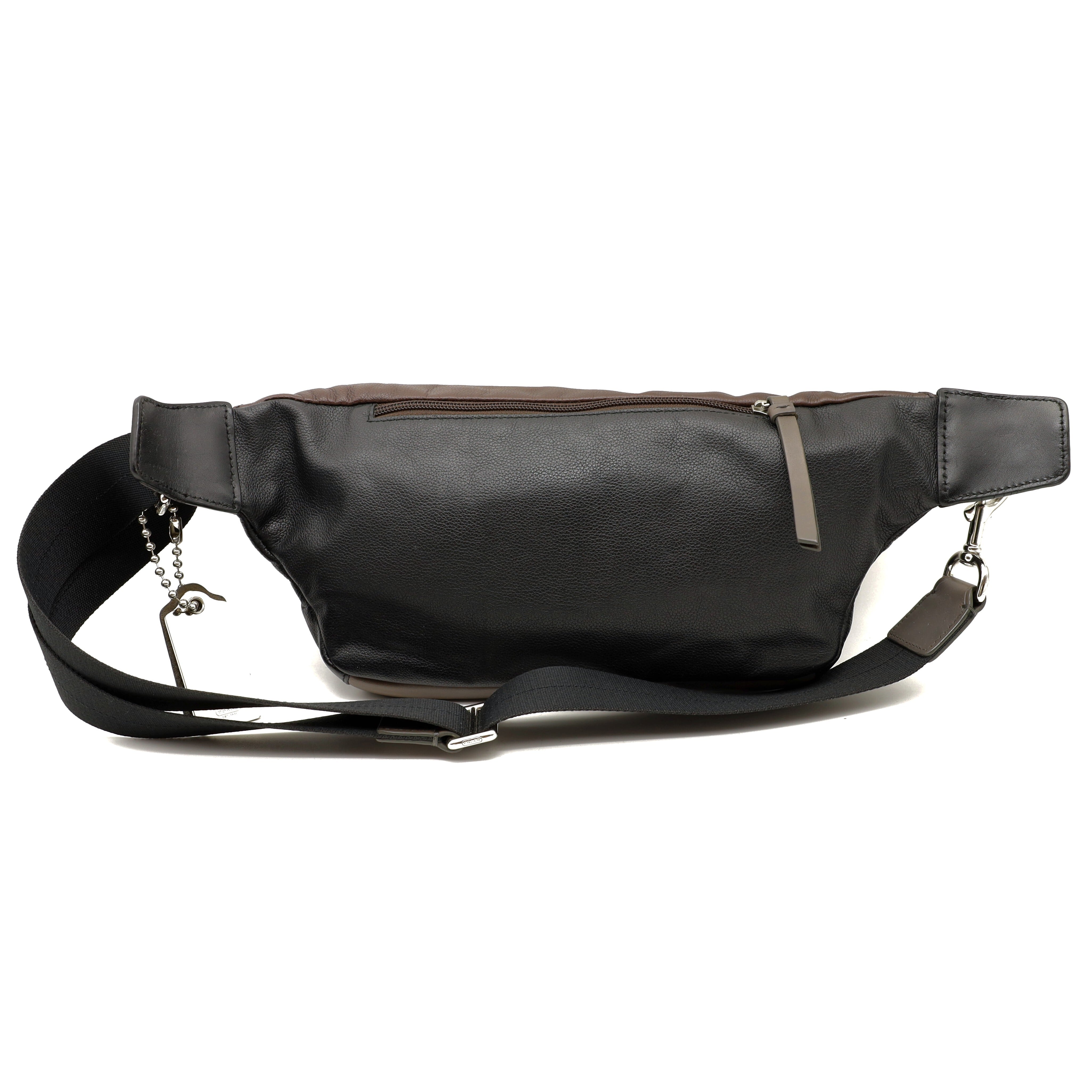 美品 COACH コーチ メンズ ウエストバッグ ボディバッグ トンプソン