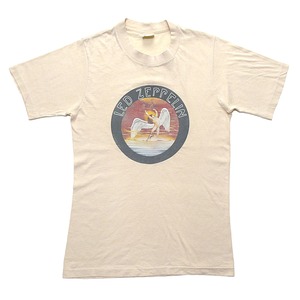 70'S LED ZEPPELIN レッドツェッペリン SWAN SONG バンドロゴ ヴィンテージTシャツ 【S】 @AAB1342