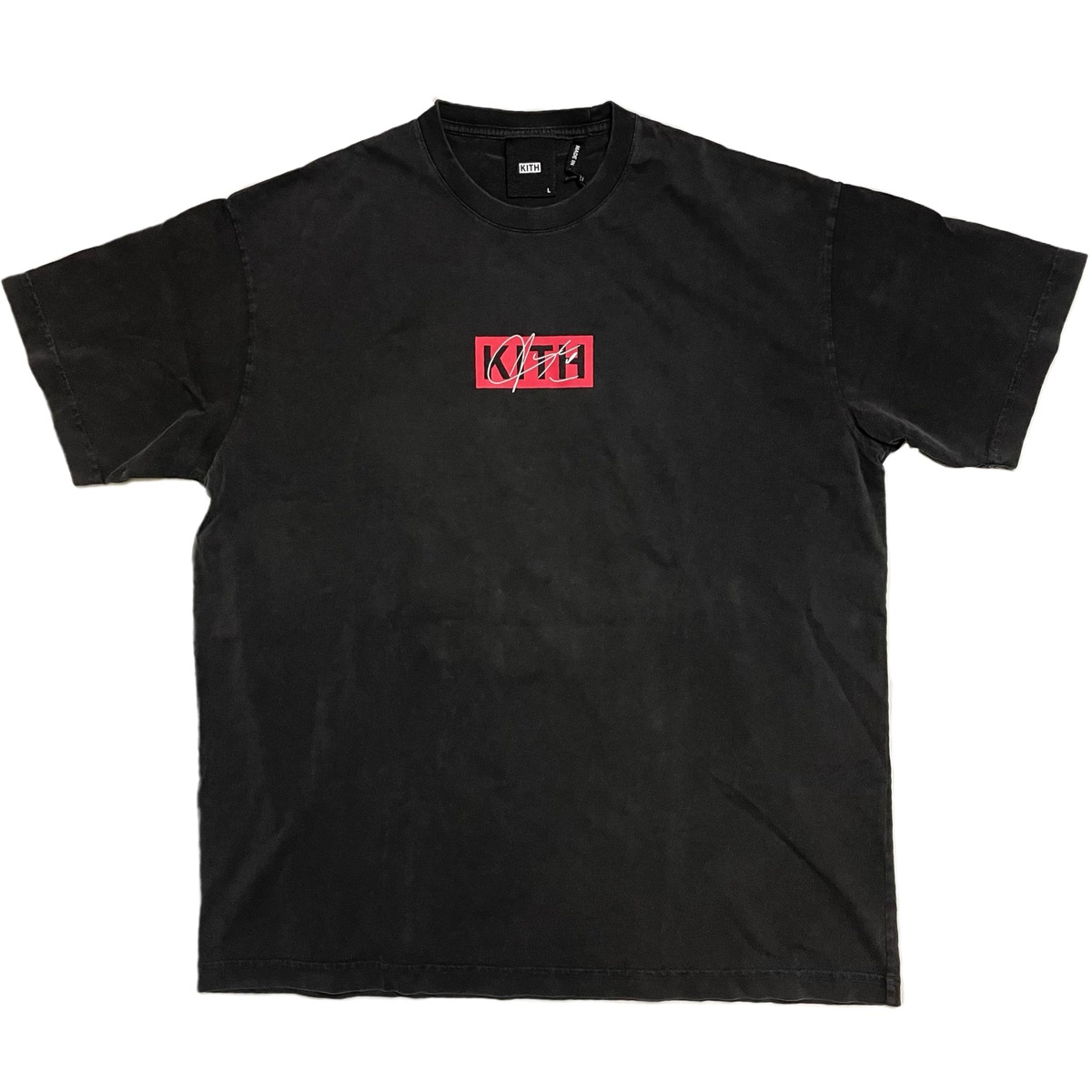 Kith × Rw × Aaliyah Box Logo Vintage Tee | M＆M Select shop