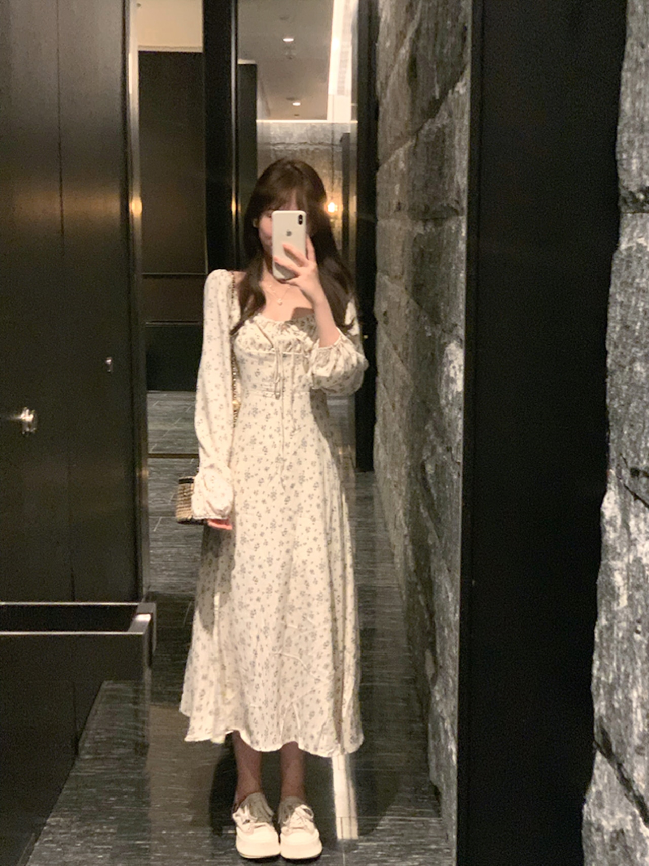 フローラルロングワンピース LK1027