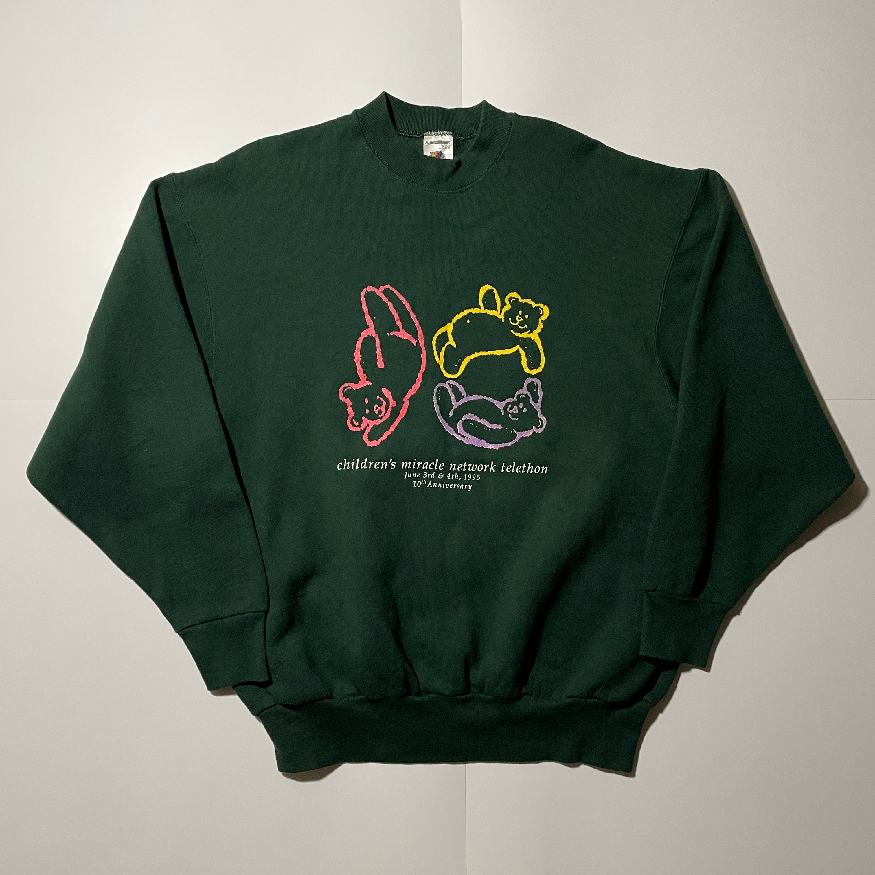 90s fruit of the loom 3匹 くま スウェット ヴィンテージ 90s fruit of the loom 3匹 くま スウェット ヴィンテージ