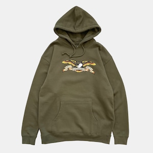 Anti Hero Basic Eagle Pullover Hoodie - Olive