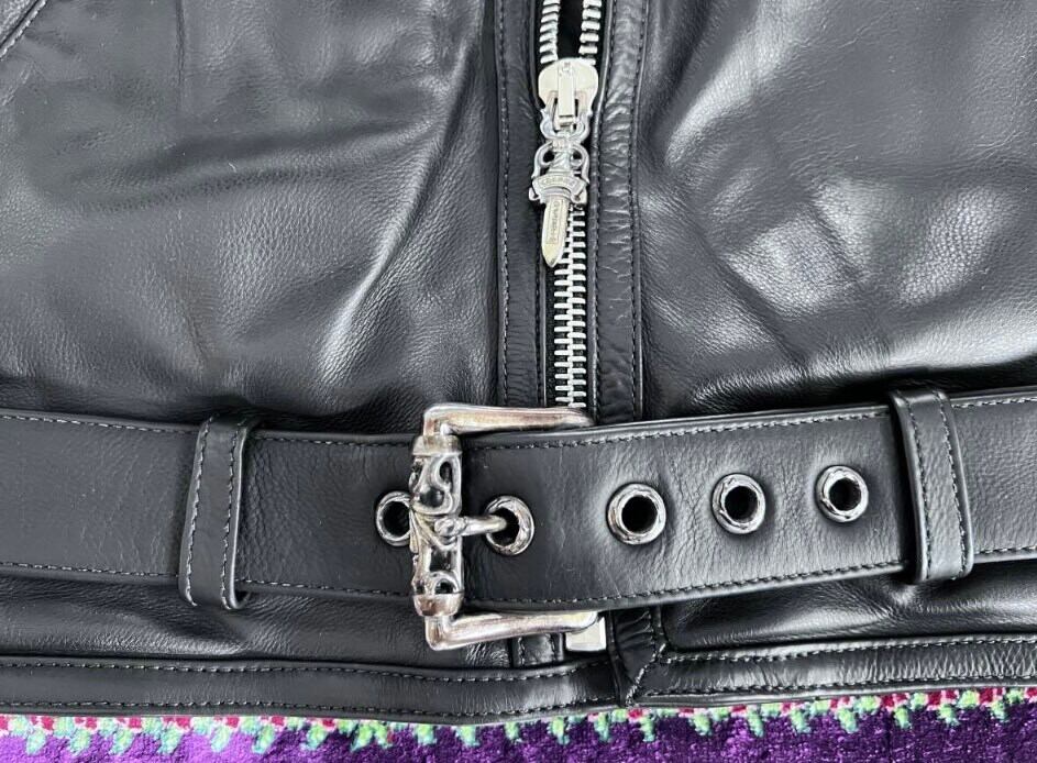 CHROME HEARTS クロムハーツ ライダースレザージャケット 国内 高級