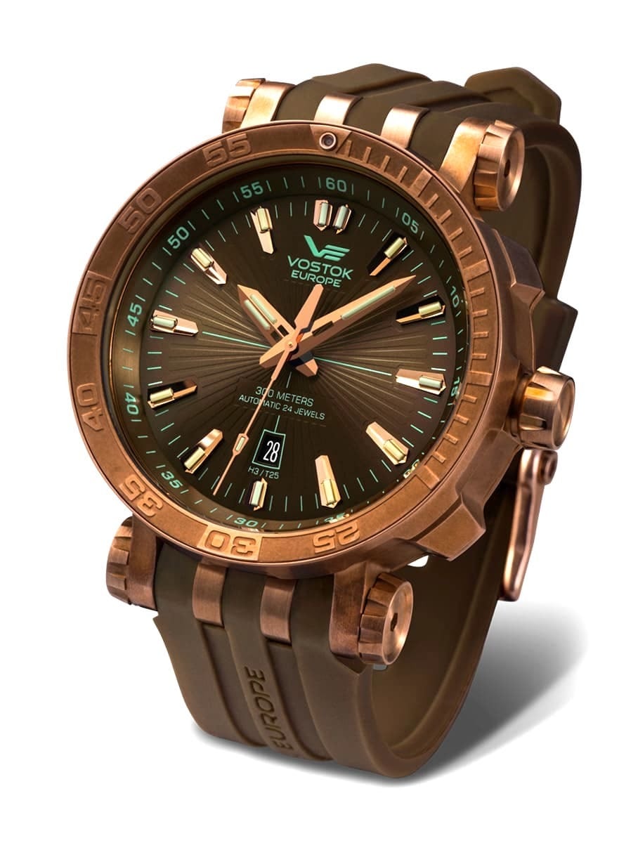 【VOSTOK EUROPE ボストークヨーロッパ】ENERGIA Bronze／エネルギア ブロンズ（ブラウン）／国内正規品 腕時計