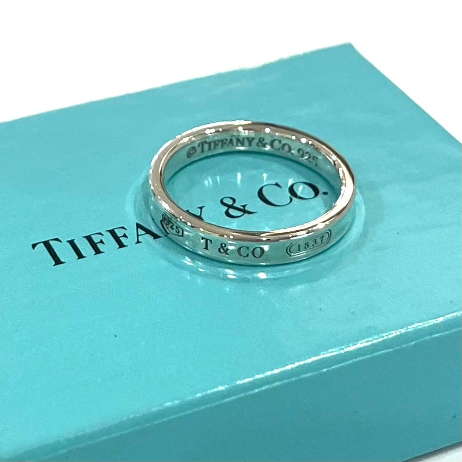 TIFFANY&CO】 【21号 】2388 細T&CO ナローシルバー925ヴィンテージ