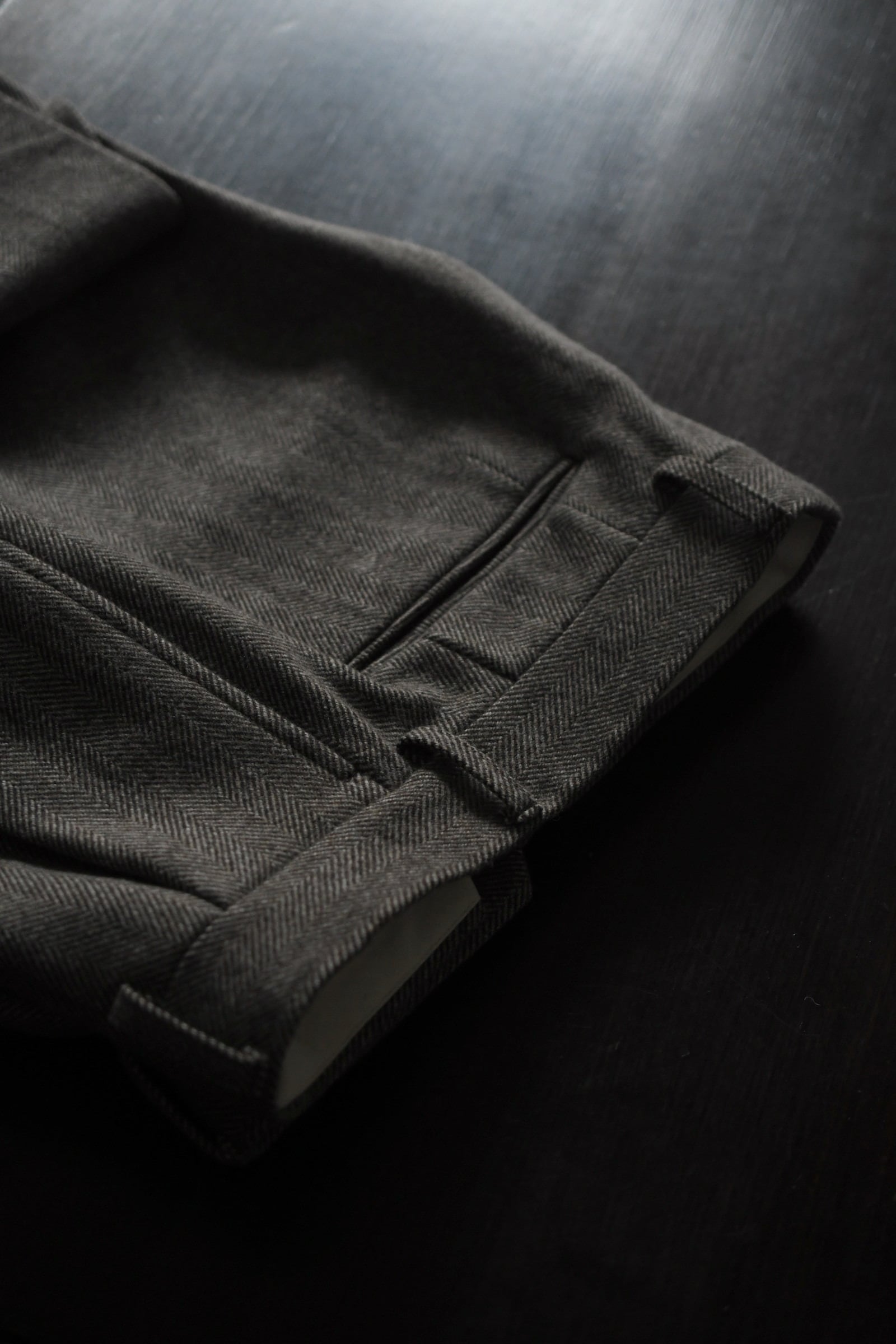 NEAT / Wool Herringbone Wide (BROWN × WHITE) | nariwai