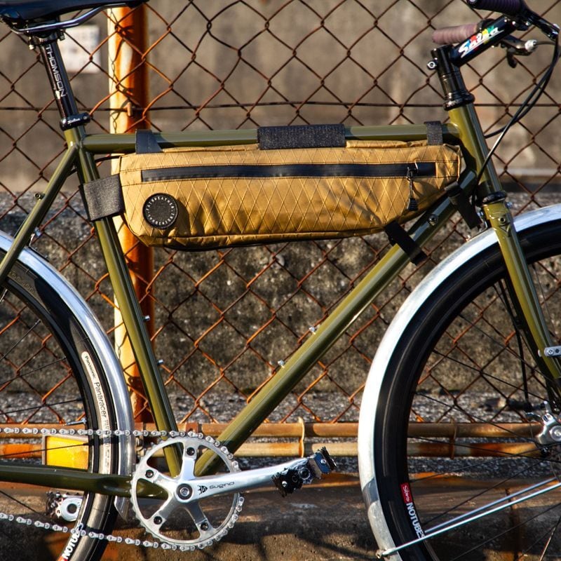 FAIRWEATHER* frame bag (brown) | championship bikes オンラインショップ