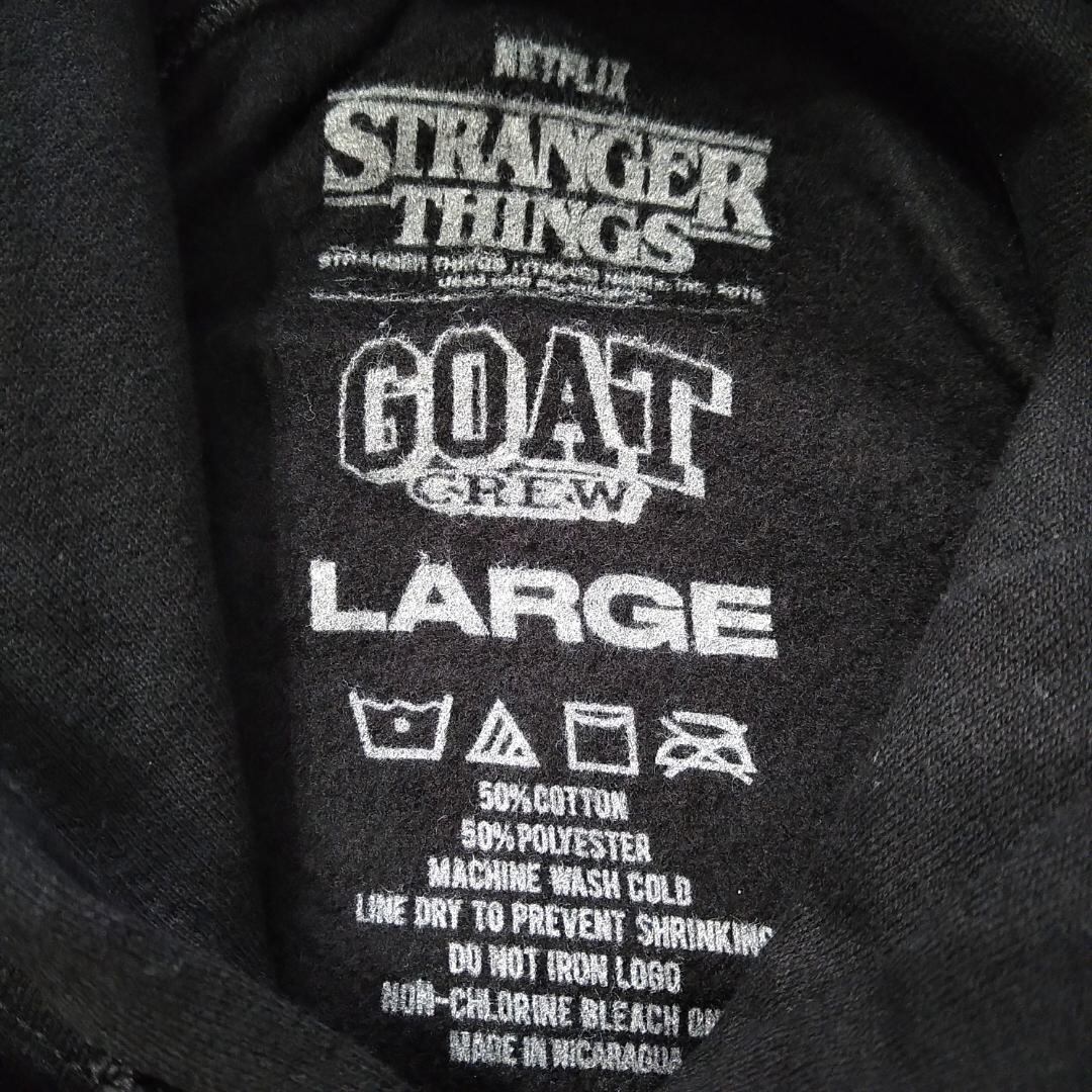 ストレンジャーシングス パーカー Lサイズ 黒 エディ 海外 未使用新品