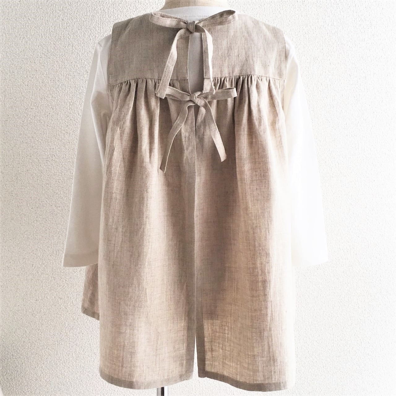 エプロンワンピース（型紙のみ）OP-2024 | 子ども服の型紙