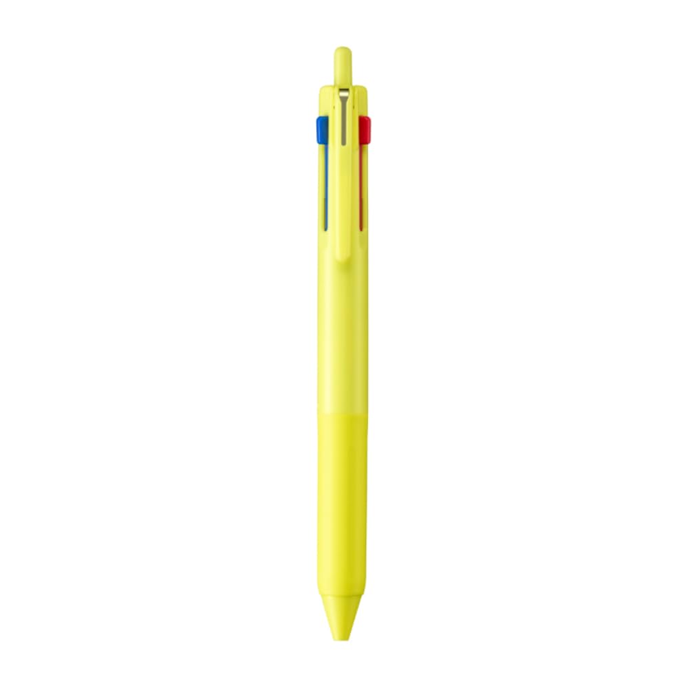 【努力特価】三菱鉛筆 3色ボールペン ジェットストリーム 0.7 レモンイエロー 書きやすい SXE350707.28