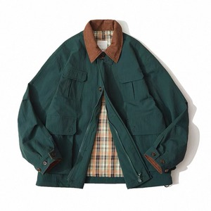 Corduroy collar field jacket 1169