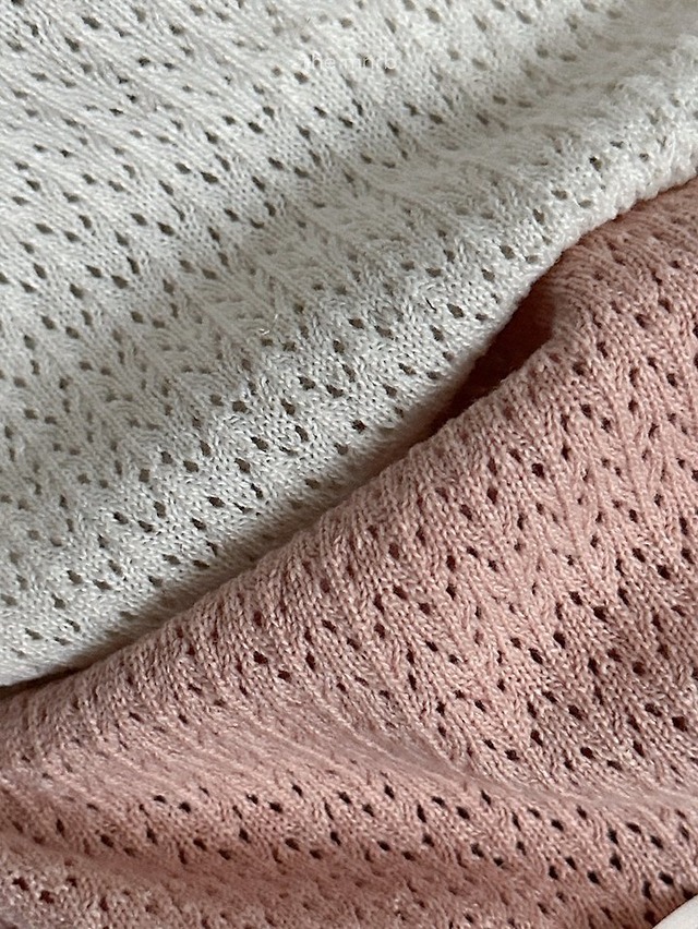 minirobe26su_Eyelet Knit Vest