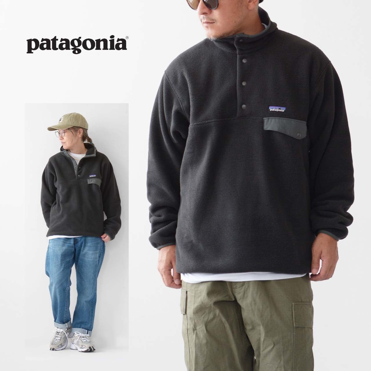 patagonia パタゴニア/ダウンスナップT プルオーバー-