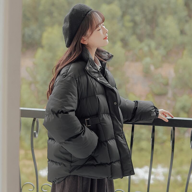 ショートコート カラーウィンタージャケット スタイル コットン 冬物 萌量不足77376280267