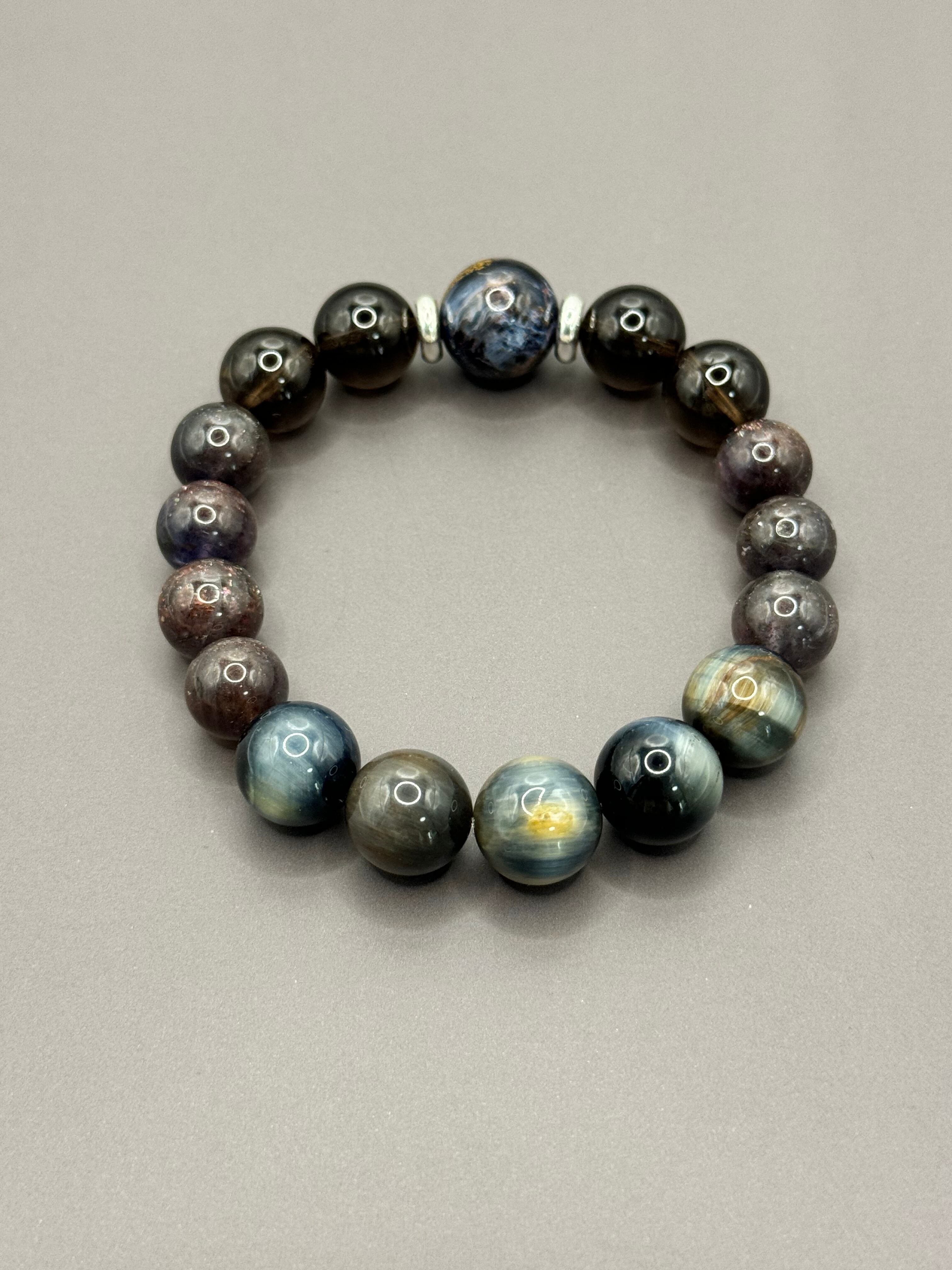 39]ピーターサイト/アイオライト/カラフルタイガーアイ/スモーキー