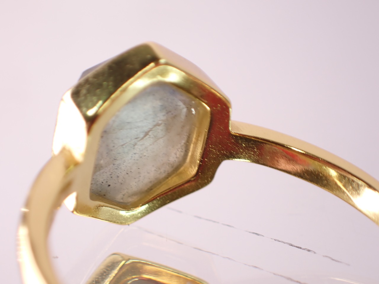 【サイズフリー】Sv925　ラブラドライトリング　[D1-74]